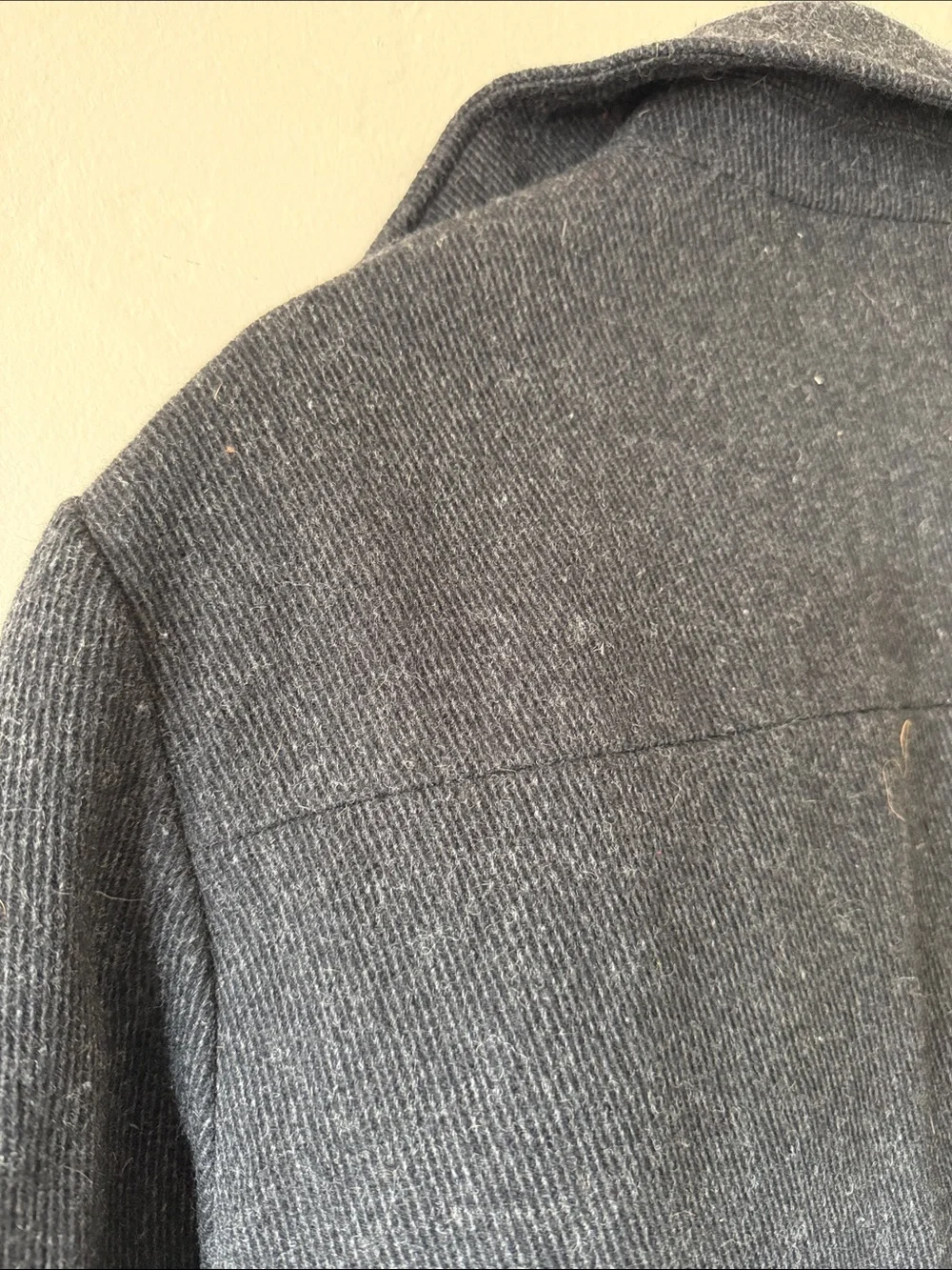 Alfani Charcoal Gray Wool-Blend Zip Coat